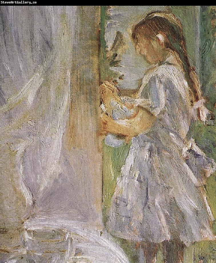 Berthe Morisot Detail of At the little cottage